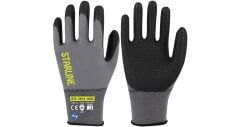Starline STL-1014 1/2 Köpük Nitril Kaplı Dikişsiz Naylon-Spandeks Astarlı Avuç İçi Dotlu Eldiven EN388-4121X