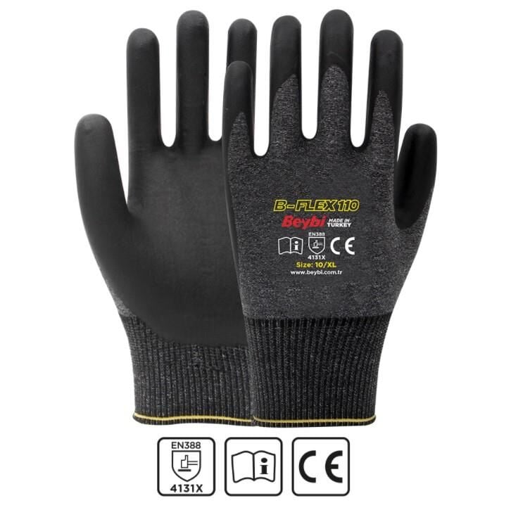 Beybi B-FLEX110 Köpük Nitril İş Eldiveni