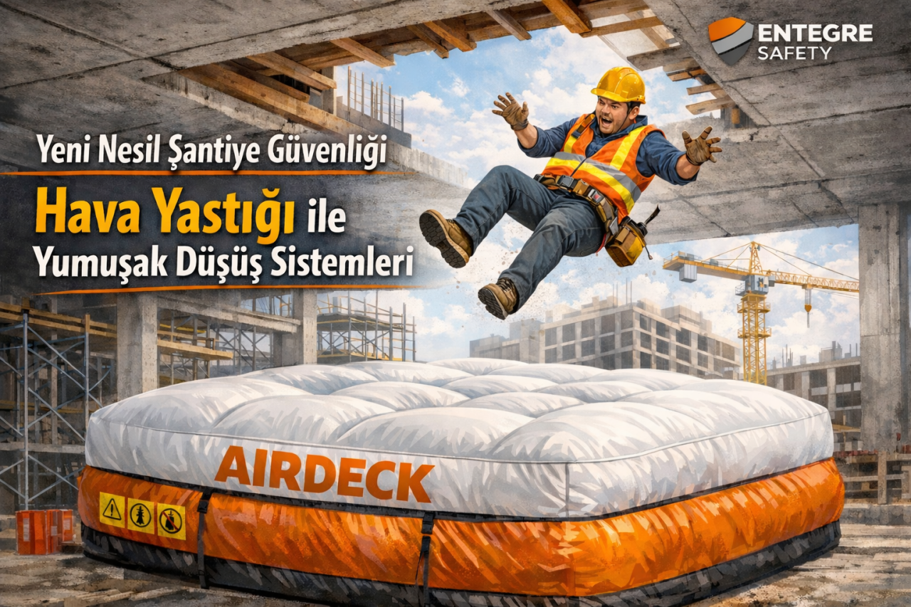 İnşaat ve Şantiyelerde Yeni Nesil İSG Standartları: Güvenlik Amaçlı Hava Yastığı (Yumuşak Düşüş Sistemleri) Kapsamlı Rehberi