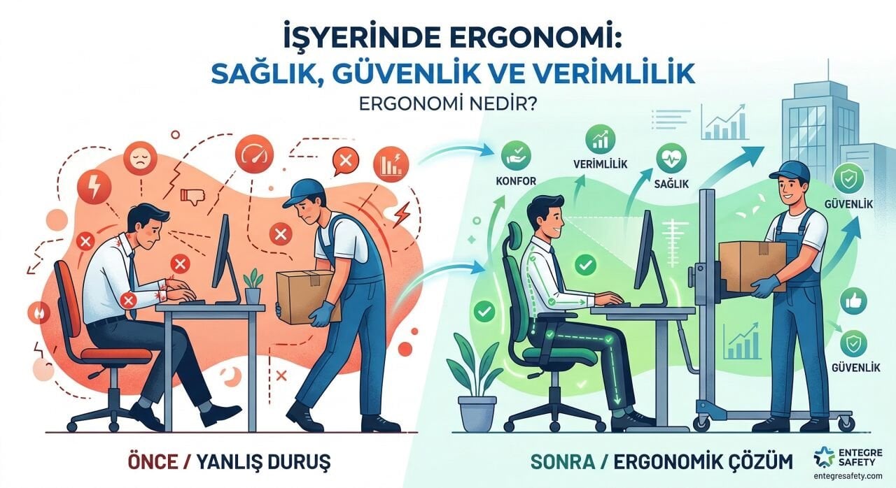 Ergonomi Nedir? İşyerinde Sağlık, Güvenlik ve Verimliliğin Anahtarı