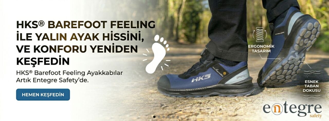 HKS® Barefoot Ayakkabılar Artık Entegre Safety’de!