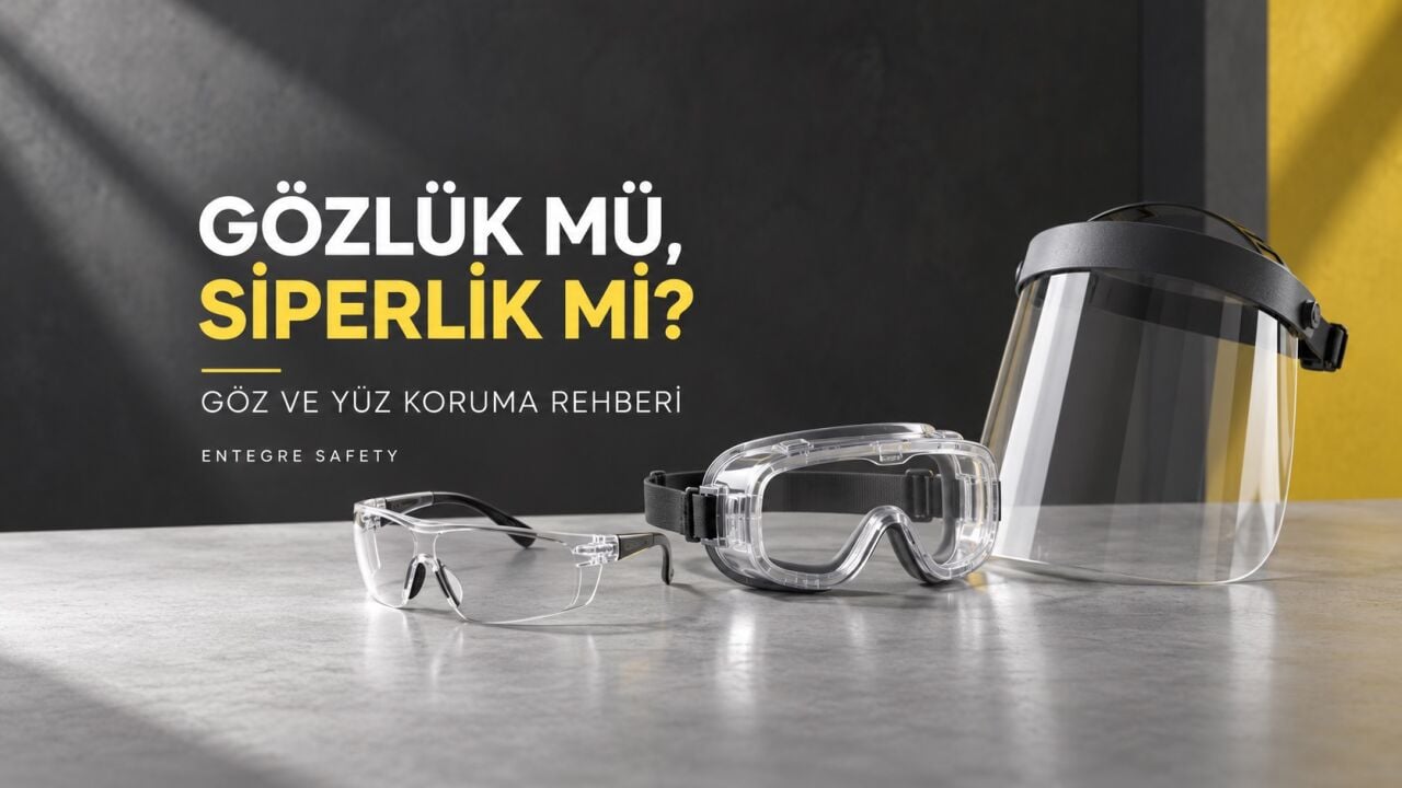 Koruyucu Gözlük, Goggle ve Yüz Siperi: Hangi Riskte Hangisi?