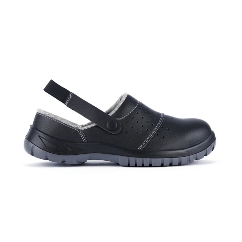 Mekap Pro 211-03 O1 SRC Siyah Mikrofiber Deri Sabo İş Terliği