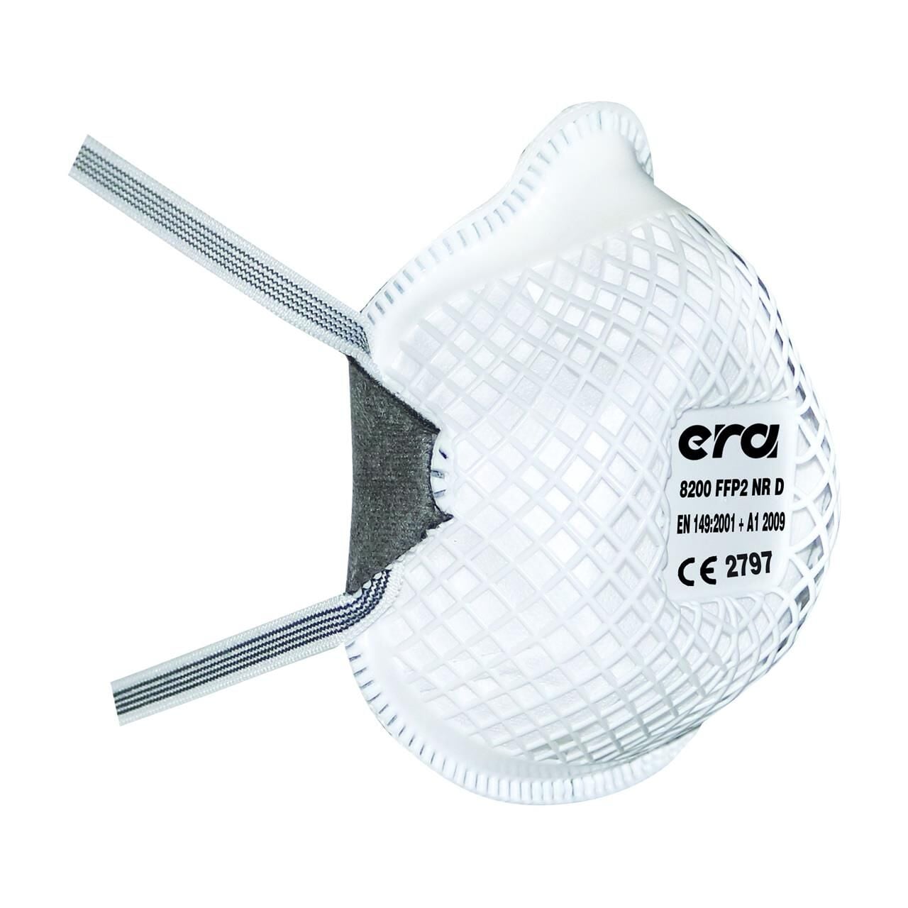 Era Eraflex Serisi 8200 FFP2 NR D Ventilsiz Fileli Model Maske 10'lu Paket
