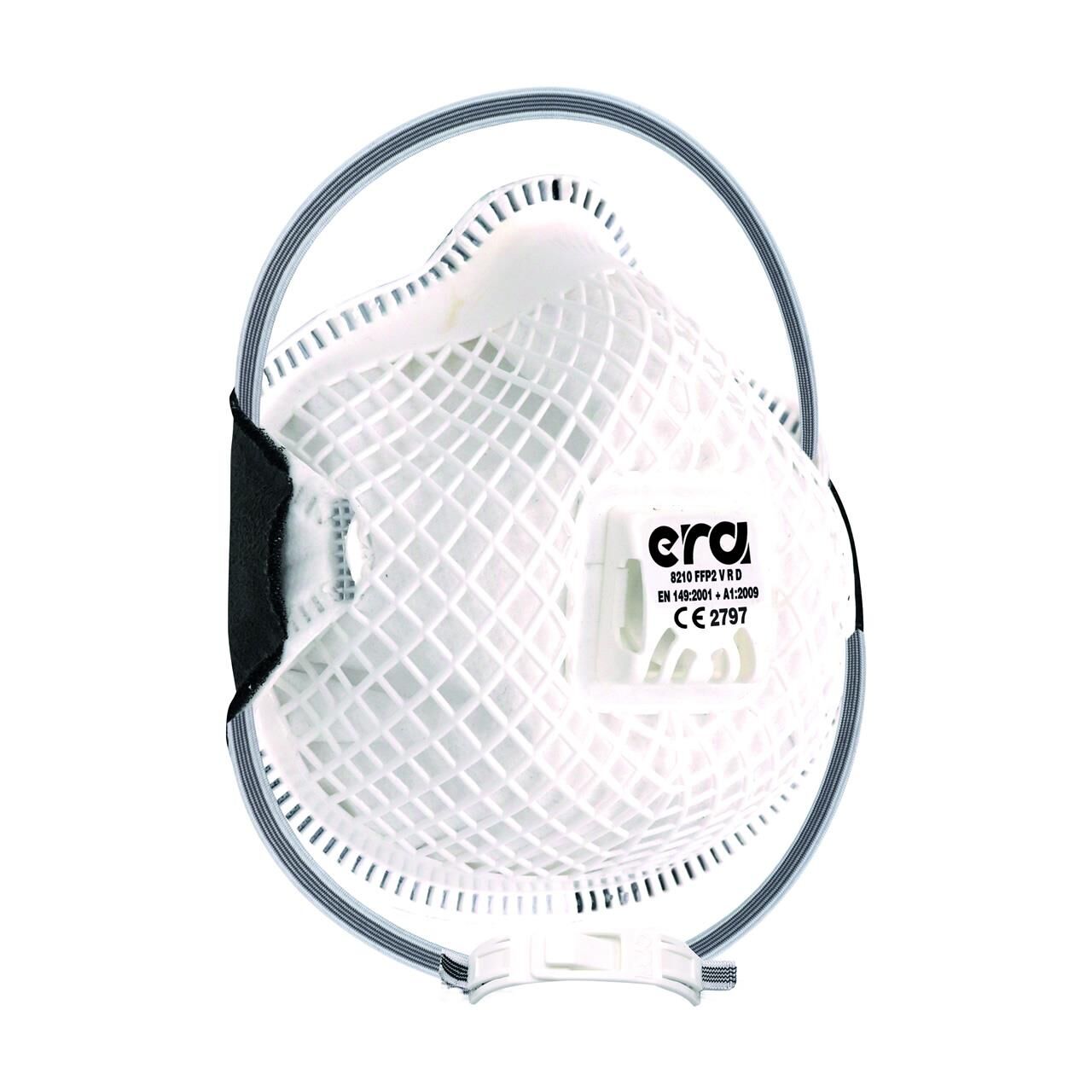 Era Eraflex Serisi 8210 V FFP2 NR D Ventilli Fileli Model Tekrar Kullanılabilir Re Use Maske 10'lu Paket