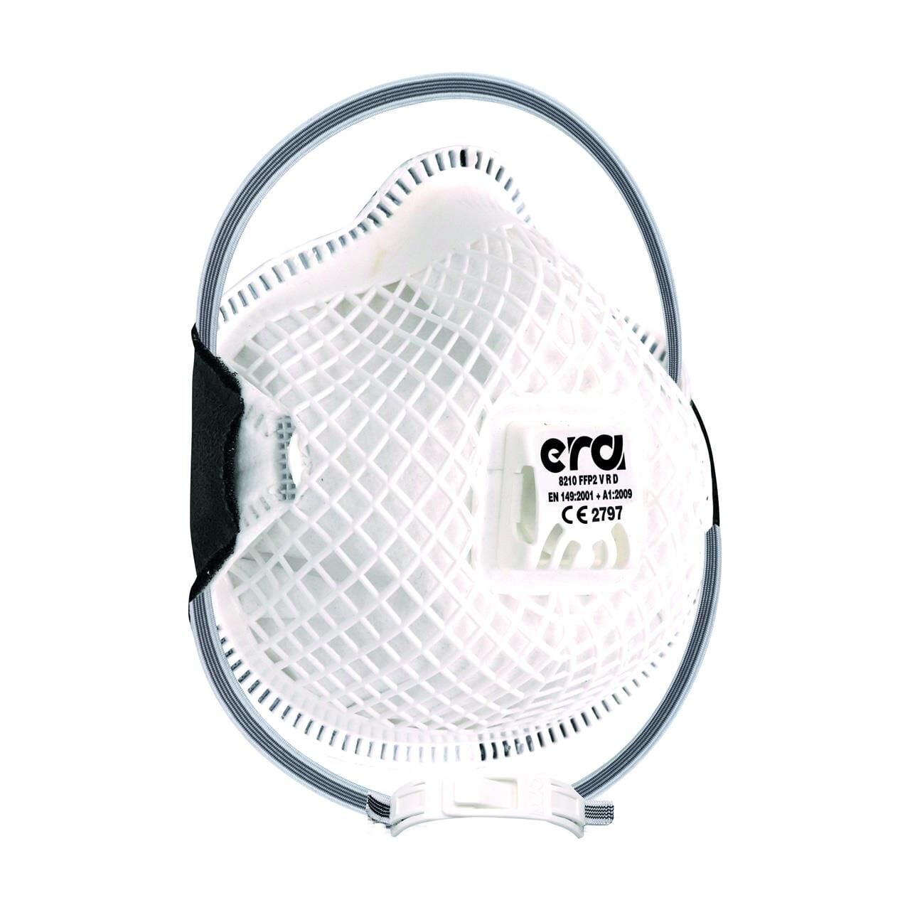 Era Eraflex Serisi 8210 V FFP2 NR D Ventilli Fileli Model Tekrar Kullanılabilir Re Use Maske 10'lu Paket