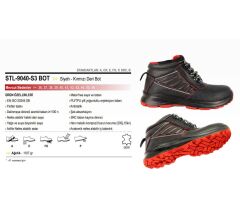 Starline STL-9040-B S3 SRC Deri Kompozit Burun İş Botu 39