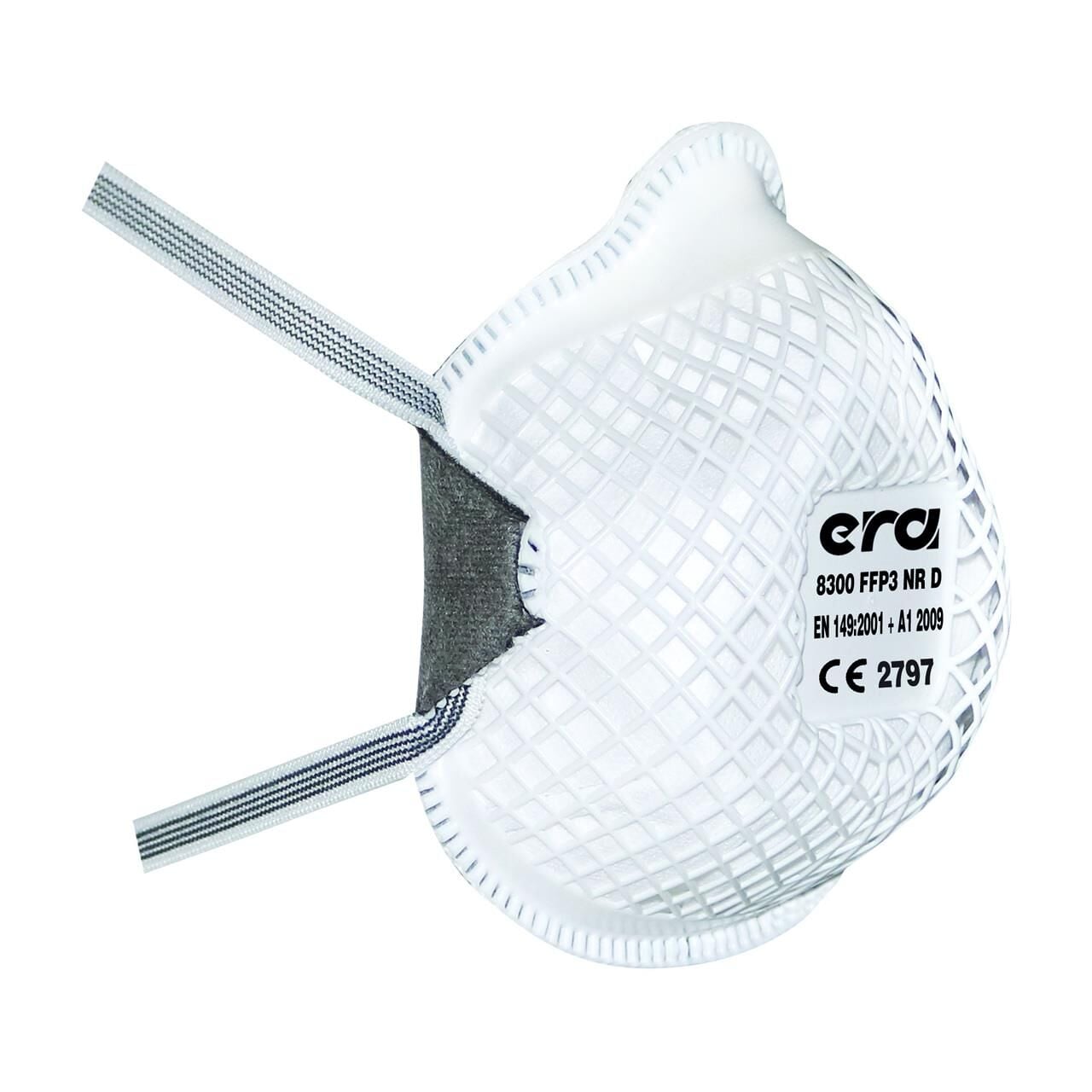 Era Eraflex Serisi 8300 FFP3 NR D Ventilsiz Fileli Model Maske 10'lu Paket