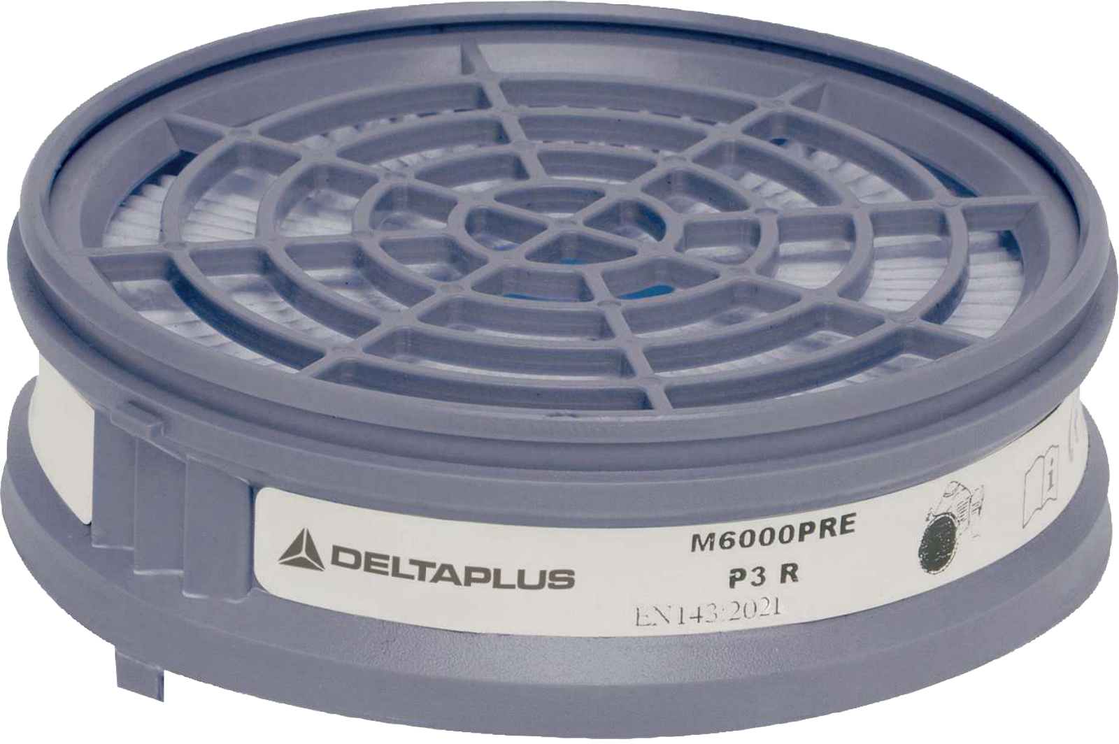 Delta Plus M600 Prep3 Yarım Yüz Maske İçin Uygun P3 Ön Filtre Ve Adaptör Kit 2'Li Paket