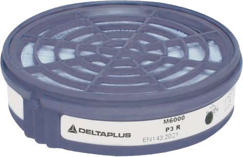 Delta Plus M600 P3 Yarım Yüz Maske İçin Uygun P3 Filtre Kartuşu 2'Li Paket