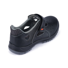 Mekap Pro Jeriko 234R S1 Siyah Baskılı Deri Çelilk Burunlu İş Ayakkabısı