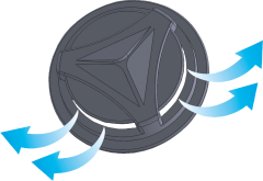 Delta Plus M1300V Ffp3 Nr D Dolomit Kalıplu Konik Tip Ventilli Maske 5'Li Kutu