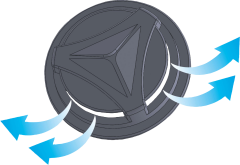 Delta Plus M1300Vb Ffp3 Nr D Dikey Katlanabilir Burun Klipsli Tekli Poşet Ventilli Maske 10'Lü Kutu