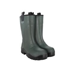 Starline STL-9920M S4 SRC Miflonlu Kısa PU Antistatik Haki Çizme Çelik Burun