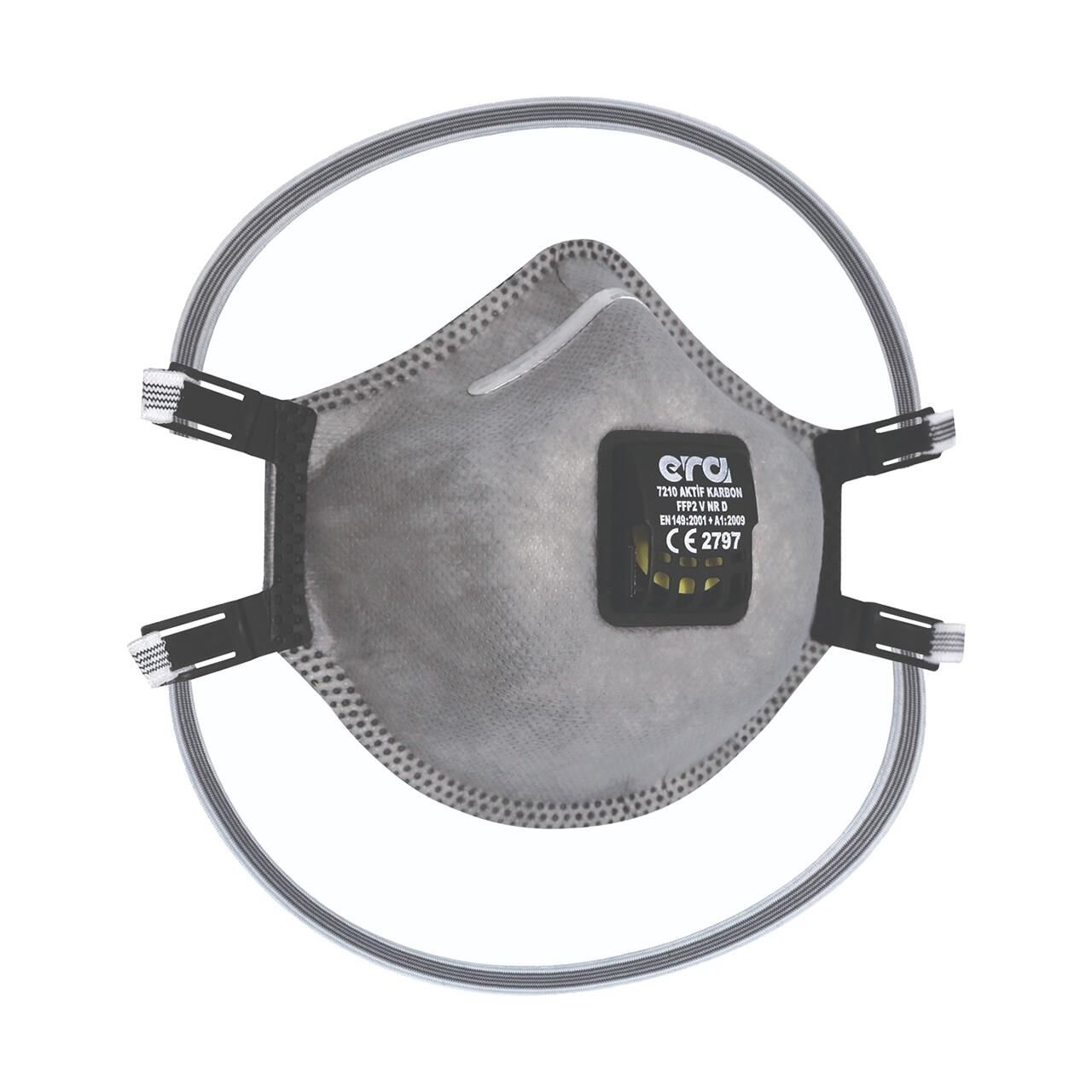 Era 7210 AC V FFP2 NR D Ventilli Profesyonel Serisi Maske 10'lu Paket
