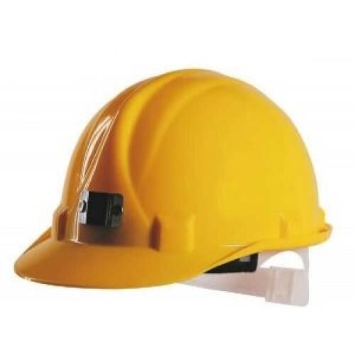 Essafe GE 1548 Havalandırmalı Kulaklık Takılabilir Sürgülü Baret Sarı