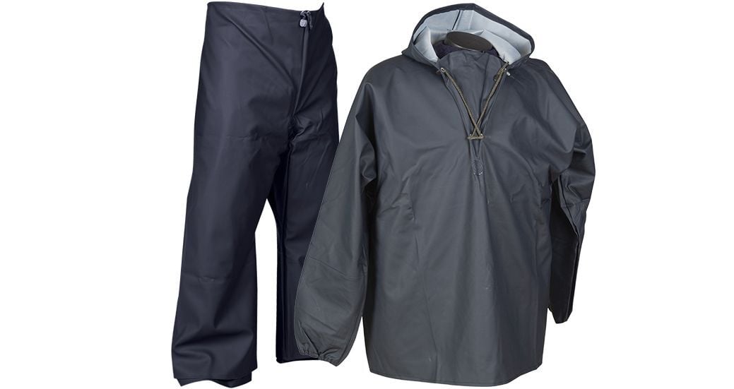 Starline VK-85 PVC-PU Lacivert Takım Yağmurluk