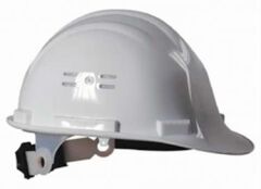 Essafe GE 1548 Havalandırmalı Kulaklık Takılabilir Sürgülü Baret Beyaz