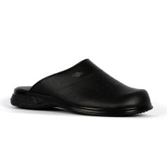 Magia Comfort Mikrofiber Deri Ortopedik Sabo Terlik Siyah