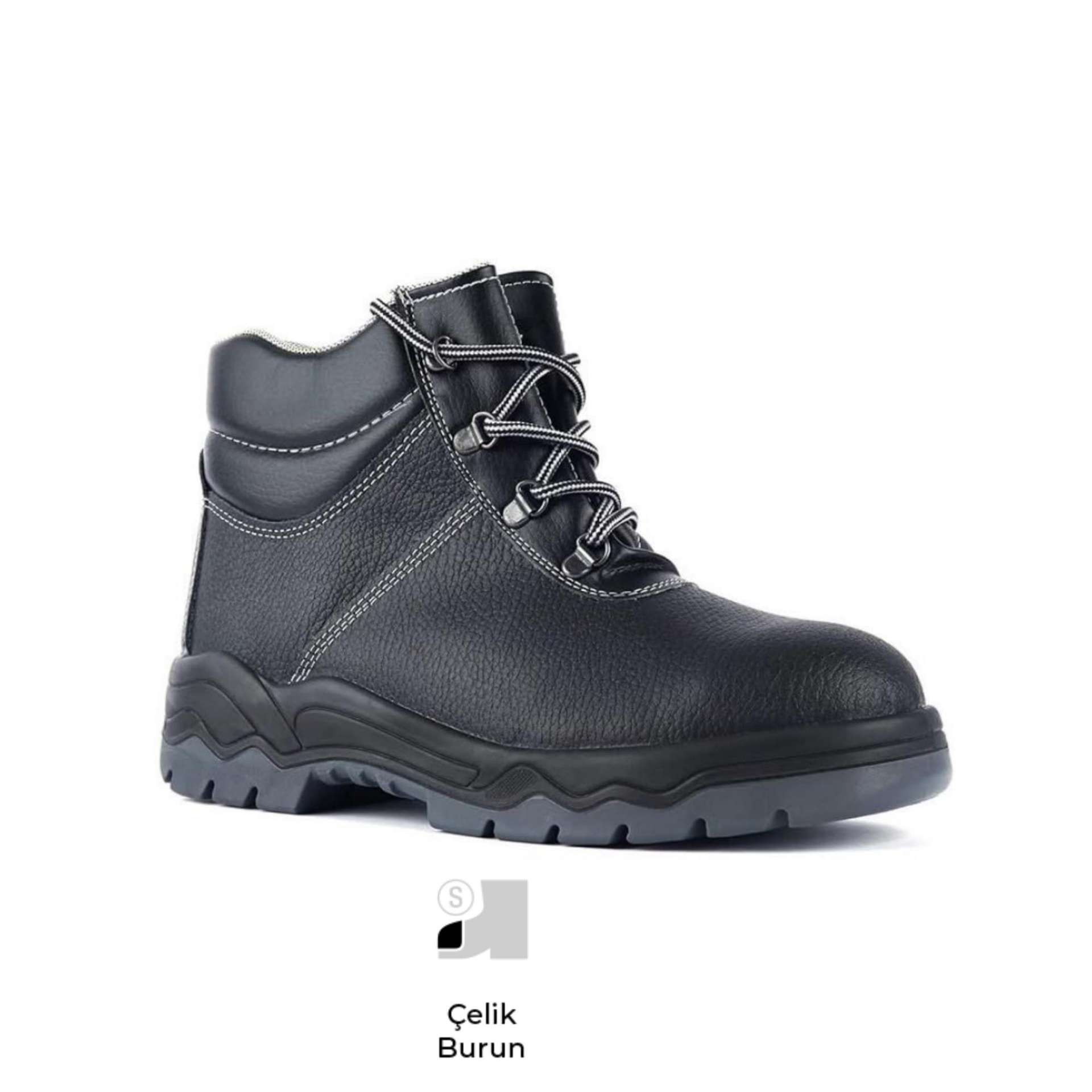 Mekap Pro Loder 072 S1 SRC Baskılı Deri Çelik Burun İş Botu