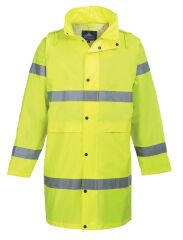 Portwest Hi-Vis Reflektörlü Sarı Yağmurluk Uzun