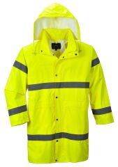 Portwest Hi-Vis Reflektörlü Sarı Yağmurluk Uzun