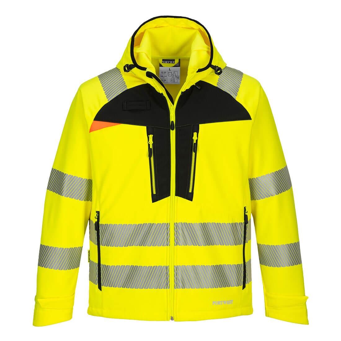 Portwest DX4 Hi-Vis Softshell Ceket Sarı