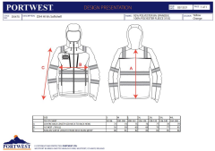 Portwest DX4 Hi-Vis Softshell Ceket Sarı