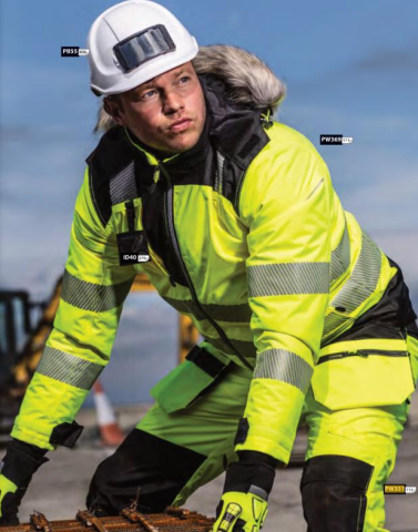 Portwest PW351 Hi-Vis Kışlık Askılı İş Pantolonu