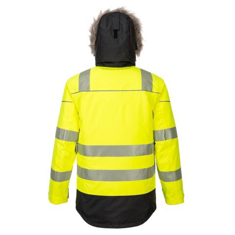Portwest PW369 Hi-Vis Kışlık Parka Ceket Sarı