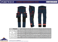 Portwest DX449 Esnek İş Pantolonu + Dizlik