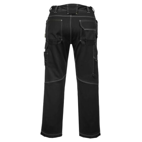 Portwest PW304 Hafif Esnek İş Pantolonu Siyah Dizlikli