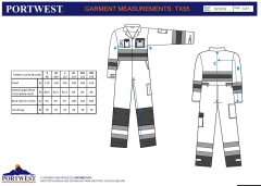Portwest Nantes Hi-Vis Reflektörlü İşçi Tulumu