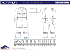 Portwest Iona Reflektörlü İşçi Tulumu Lacivert