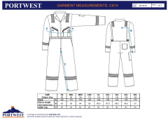 Portwest Iona Pamuk İşçi Tulumu