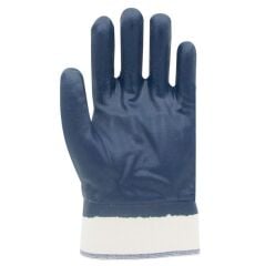 Beybi KN6 Güvenli Manşetlli Tam Kaplı Nitril İş Eldiveni Petrolcü