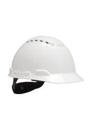 3M™ H700 Beyaz Baret Mandallı Havalandırmalı Plastik Ter Bantlı