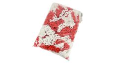Starline UT3110 Plastik Zincir Kırmızı Beyaz 8*25 mt 8mm Çap