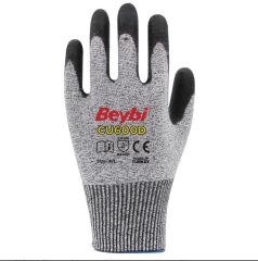 Beybi Cu600D PU Kaplı Polietilen Kesilme Dirençli Örme Eldiven