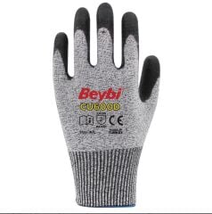 Beybi CU600D 1/2 PU (Poliüretan) Kaplı HDPE 13G Astar D Kedilme Dirençli İş Eldiveni EN388 4X42D