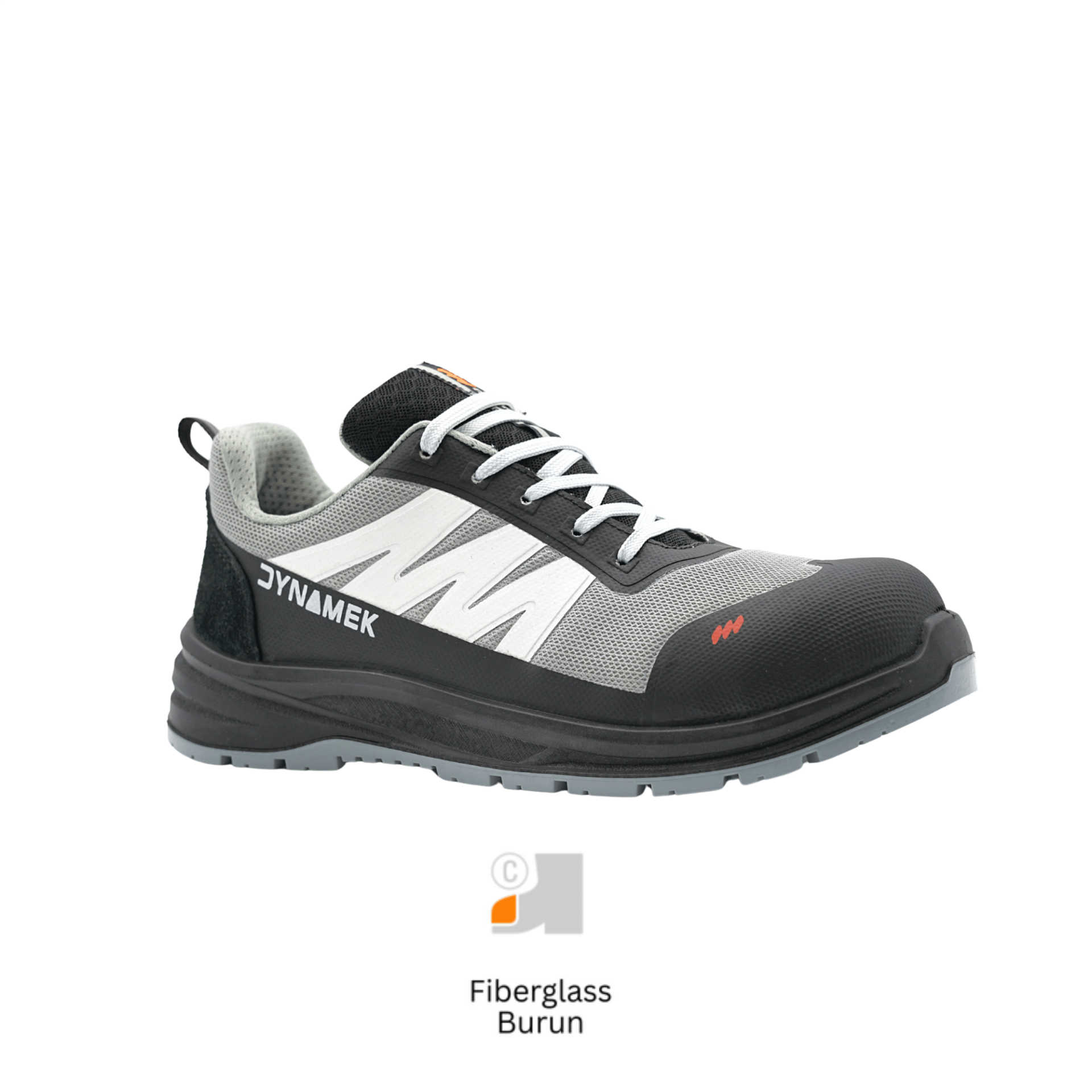 Mekap Pro Dynamek Windy DMK-52 S1 Gri Fiberglass Burun Kevlar Ara Taban İş Ayakkabısı
