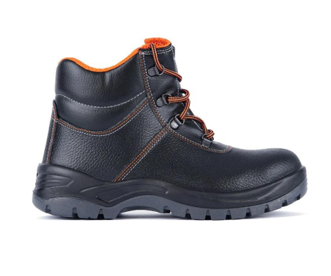 Mekap Pro Policap 023 S3 SRC Baskılı Deri Fiberglass Burun Kevlar Ara Taban İş Botu