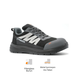 Mekap Pro Dynamek DMK-53 S3 Fıberglass Burun Kevlar Ara Taban İş Ayakkabısı