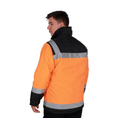 Bondit Reflektörlü Kaban Turuncu Lacivert Fleto Cepli