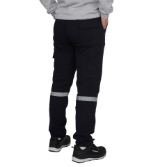 Tek Reflektörlü 7X7 Gabardin Kışlık İş Pantolonu Lacivert