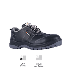 Mekap Jeriko 230-03 S3 Vidala Deri Çelik Burun Çelik Ara Taban İş Ayakkabısı