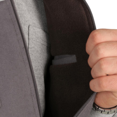 Gabardin Polarlı Yelek 7X7 Gri