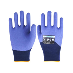 Starline STL-1302 3/4 Mikro Köpük Nitril Kaplı Naylon Astarlı A Kesilmez 100° Isı Temasına Dayanıklı Eldiven EN388-4141A EN407-X1XXXX