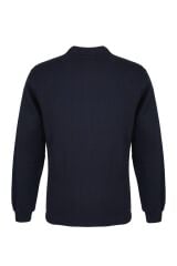 Polo Yaka Sweatshirt Lacivert