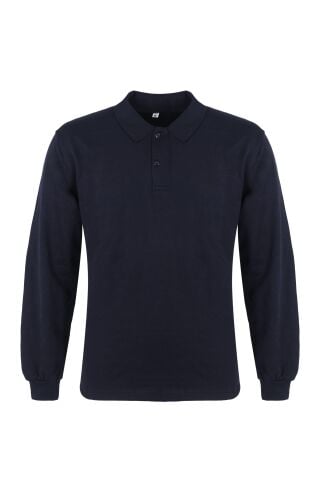 Polo Yaka Sweatshirt Lacivert